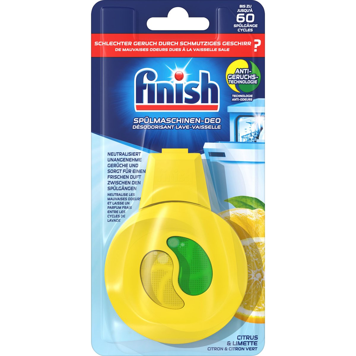 Finish Dishwasher Deodoriser Citrus & Lime