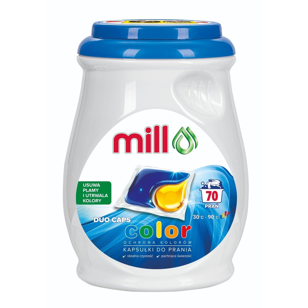 MILL 70 pcs Professional Color Laundry capsules
