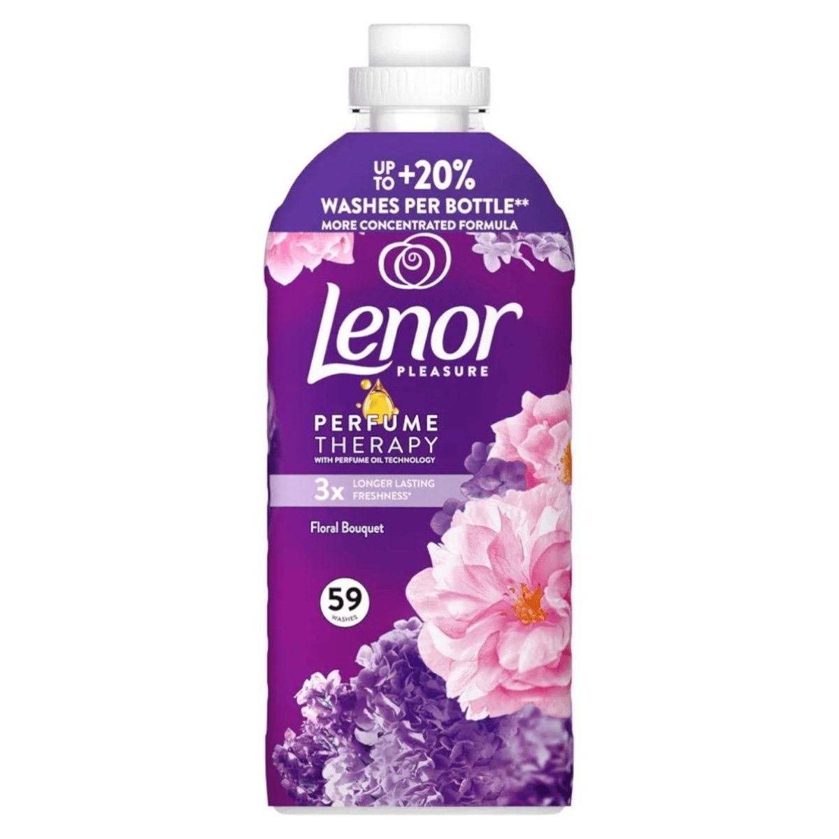 LENOR Amethyst & Floral Bouquet Fabric Softener 59 washes 1.239 l
