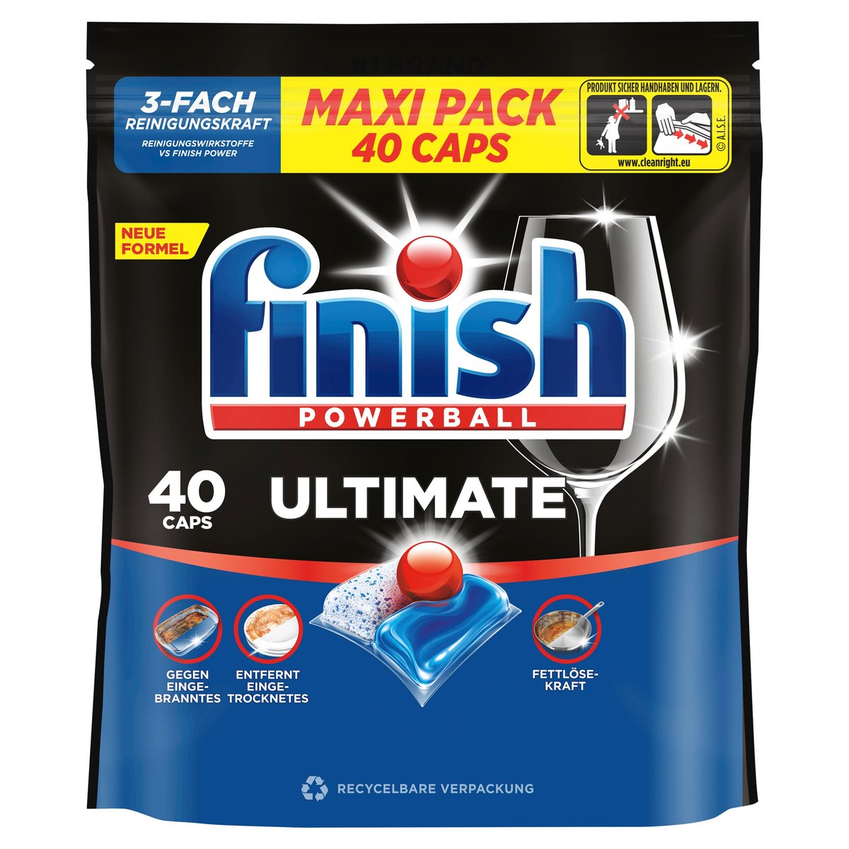 Finish Ultimate Maxipack Fresh 40 pcs