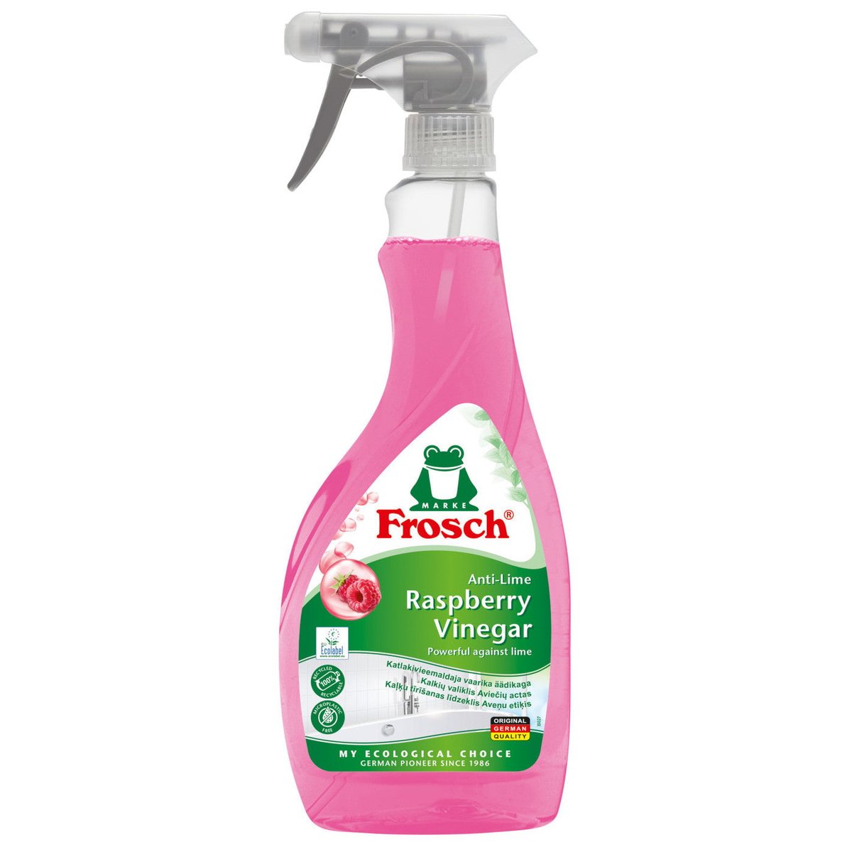 Descaler FROSCH Raspberry spray based on raspberry vinegar 500 ml