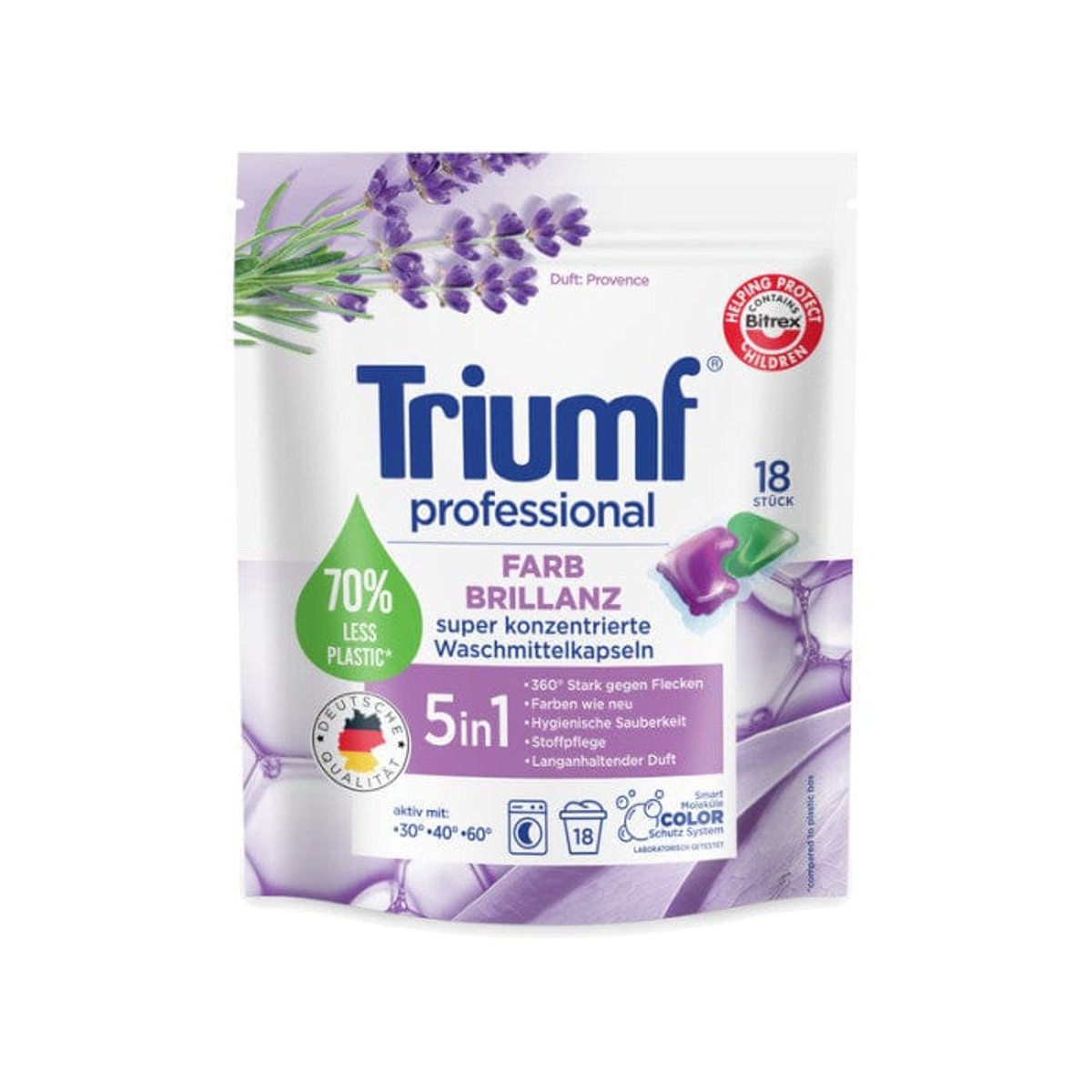 TRIUMF Farb-Brillanz Colour Laundry Capsules 18 pcs
