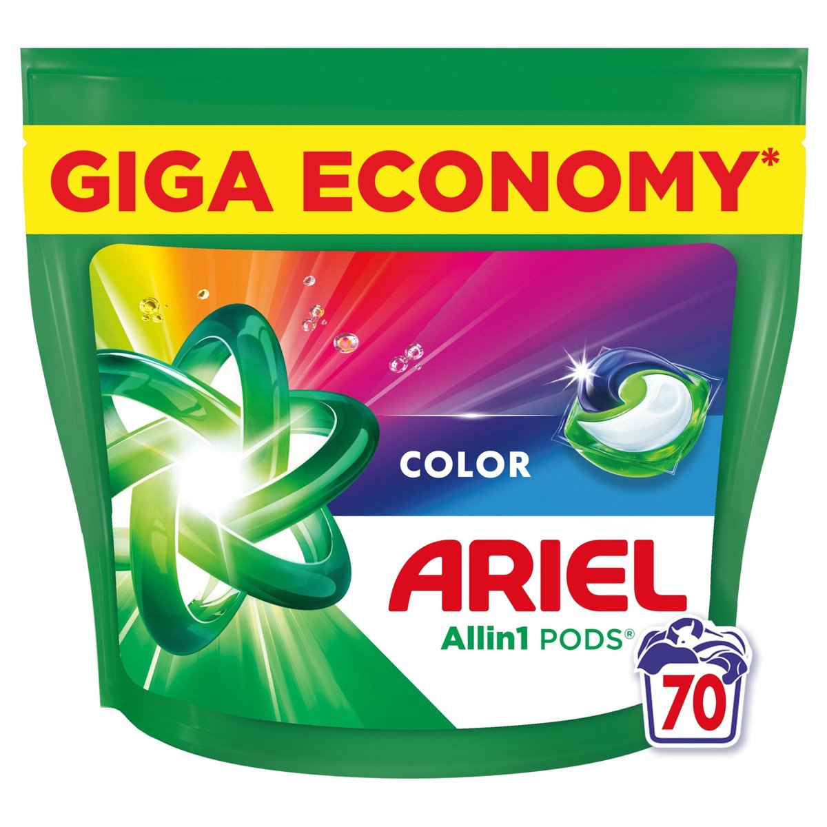 ARIEL Color all-in-1 Capsules for Colored Washing 70 pcs