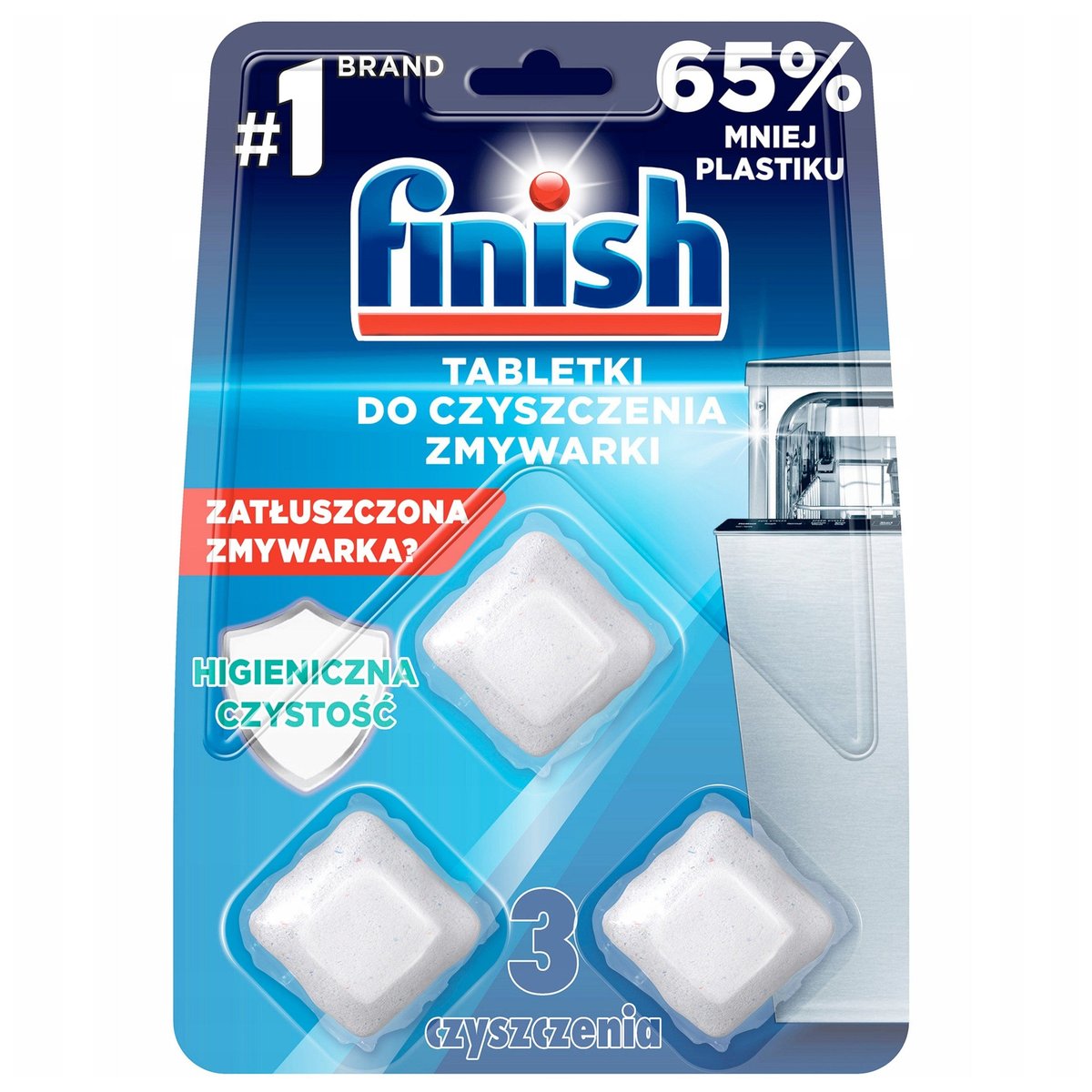 FINISH Dishwasher cleaning tablets 3 pcs