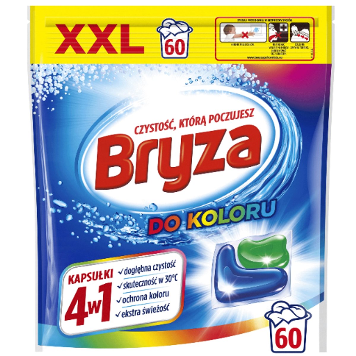 BRYZA Color 4-in-1 Capsules for colors 60 pcs