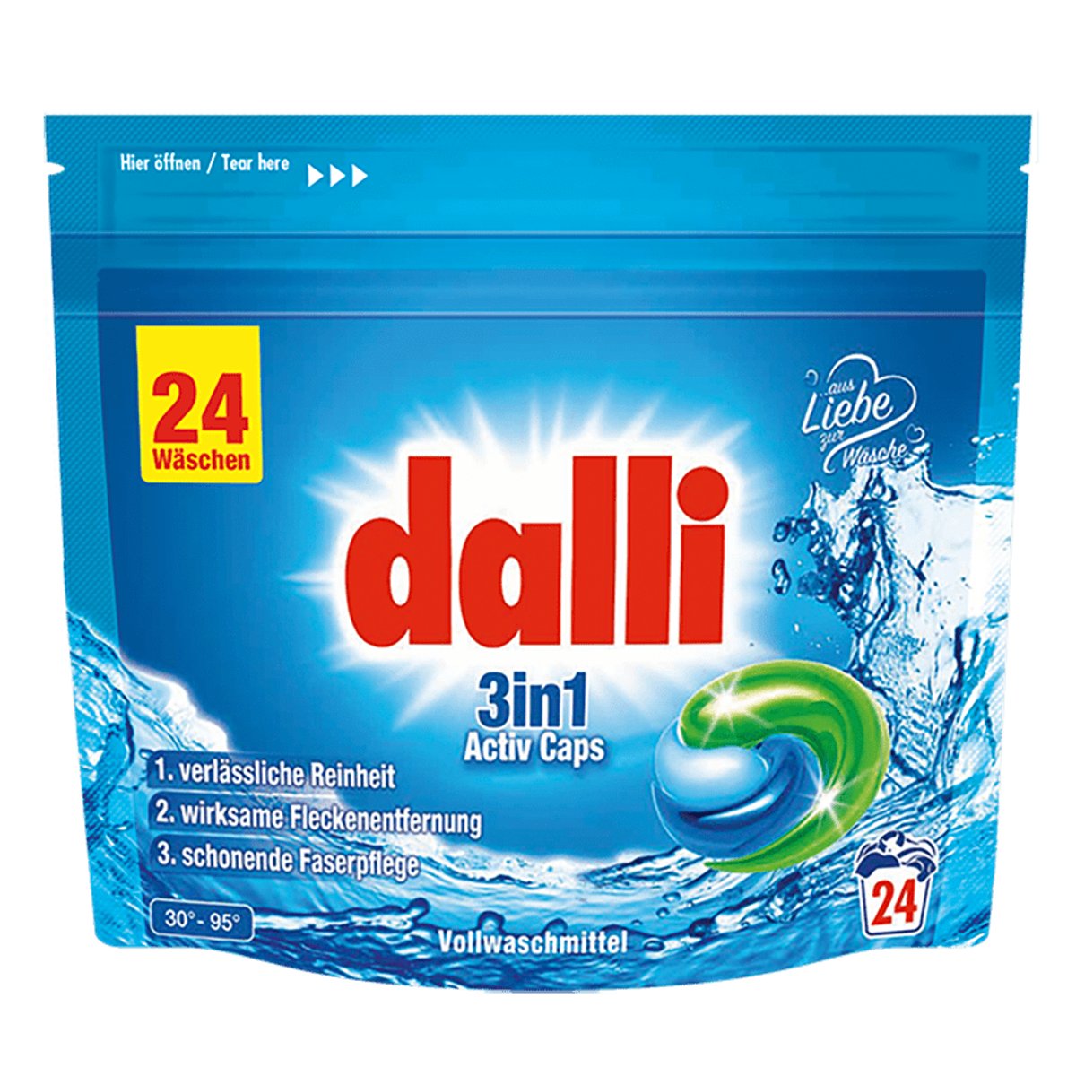 Laundry Capsules DALLI 3in1 Activ Caps 24 pcs