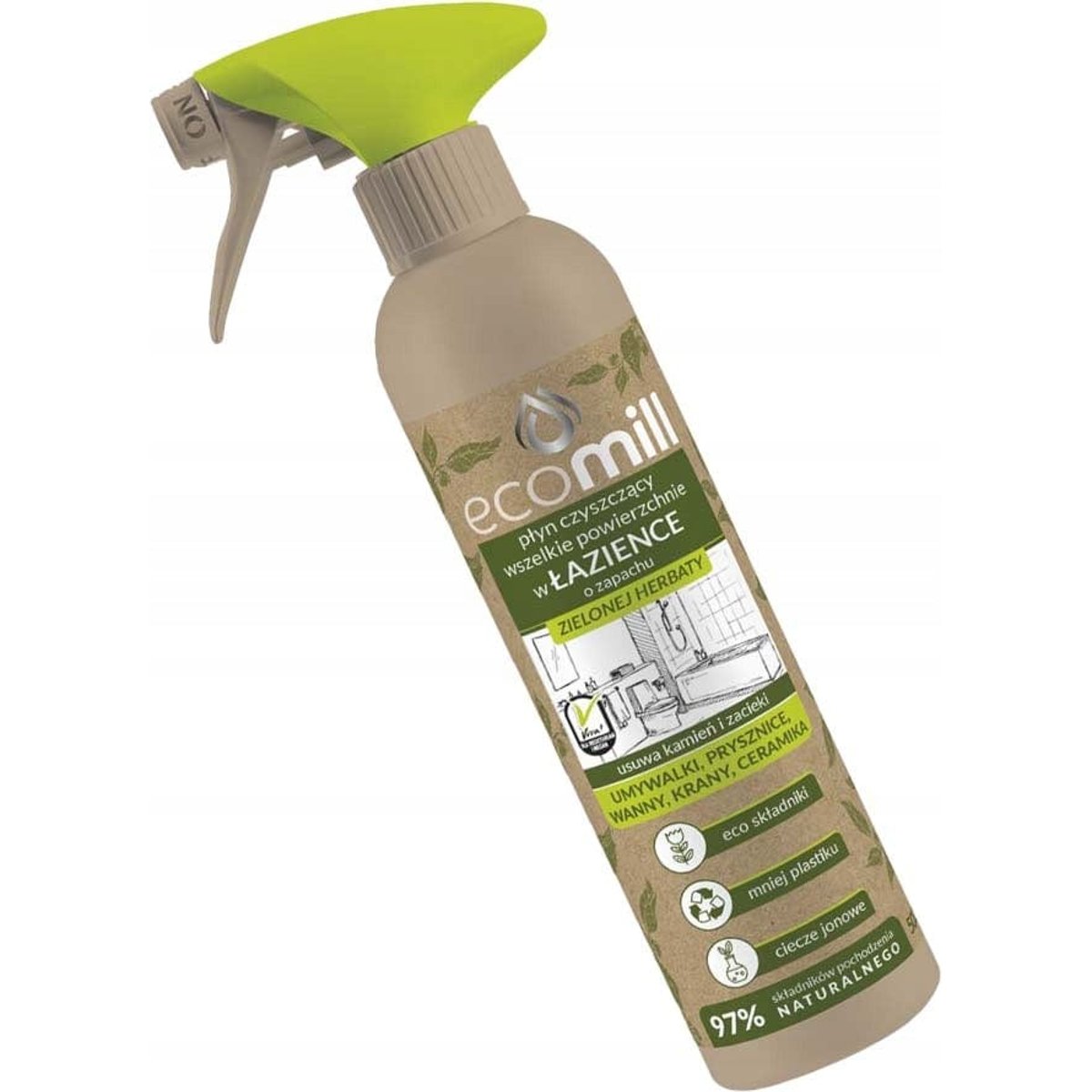 ECOMILL Green Tea Bathroom Cleaner 500 ml
