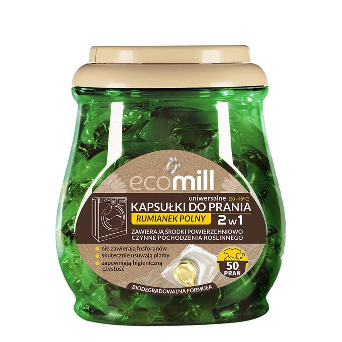 Washing Capsules Field Chamomile Universal ECOMILL 2-in-1 50 pcs