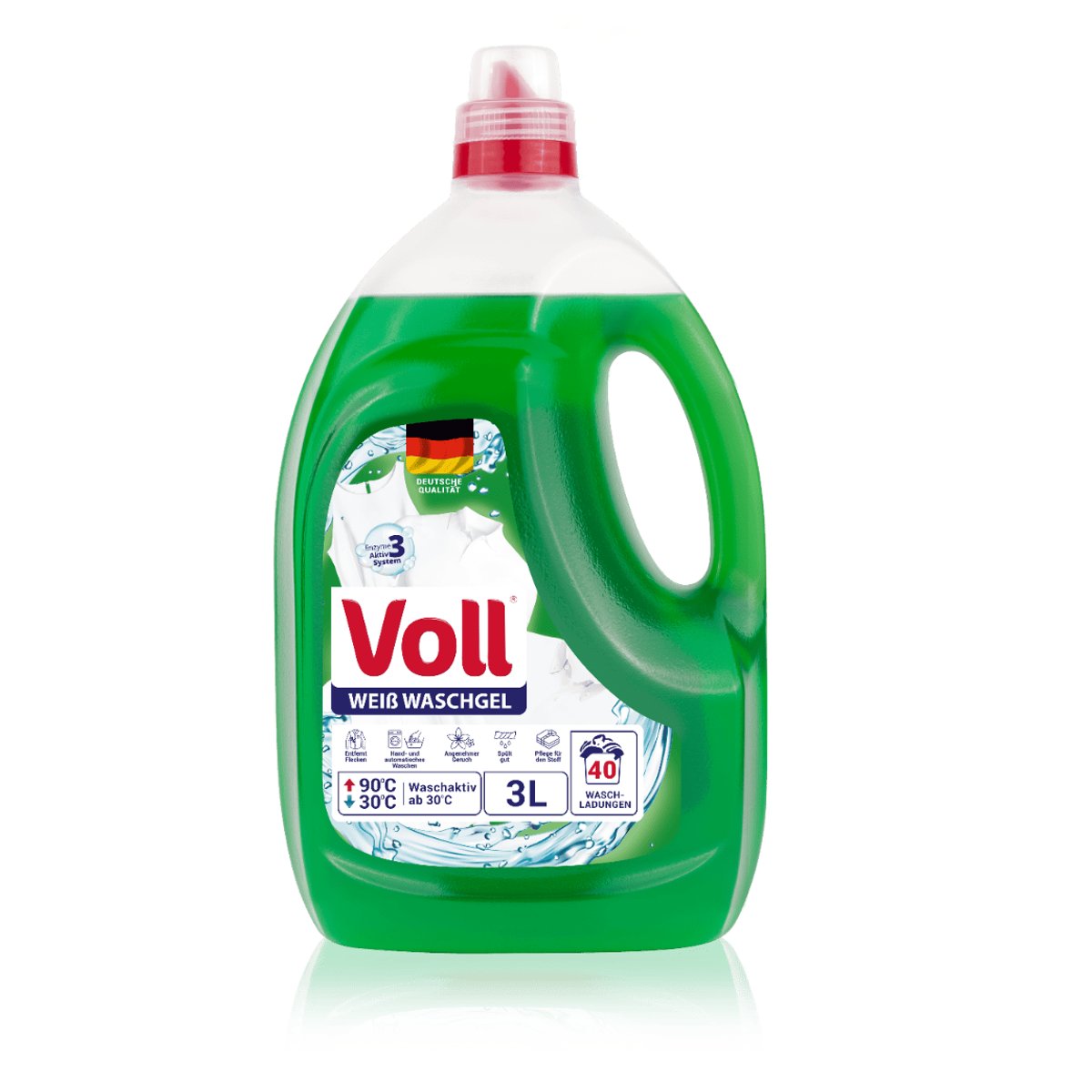 VOLL White Laundry Gel 40 washes 3 l
