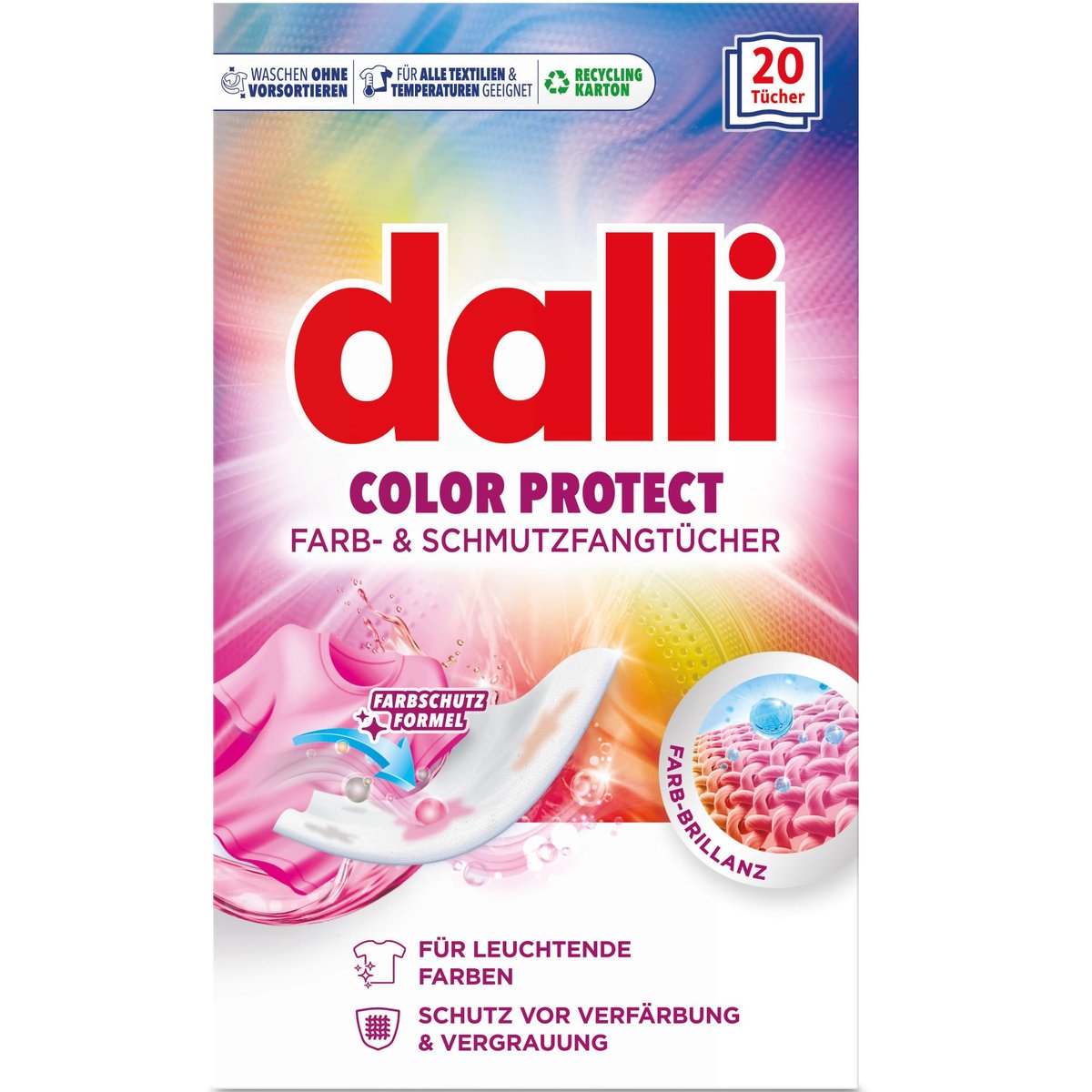 Washing Wipes DALLI colour-catching 20 pcs