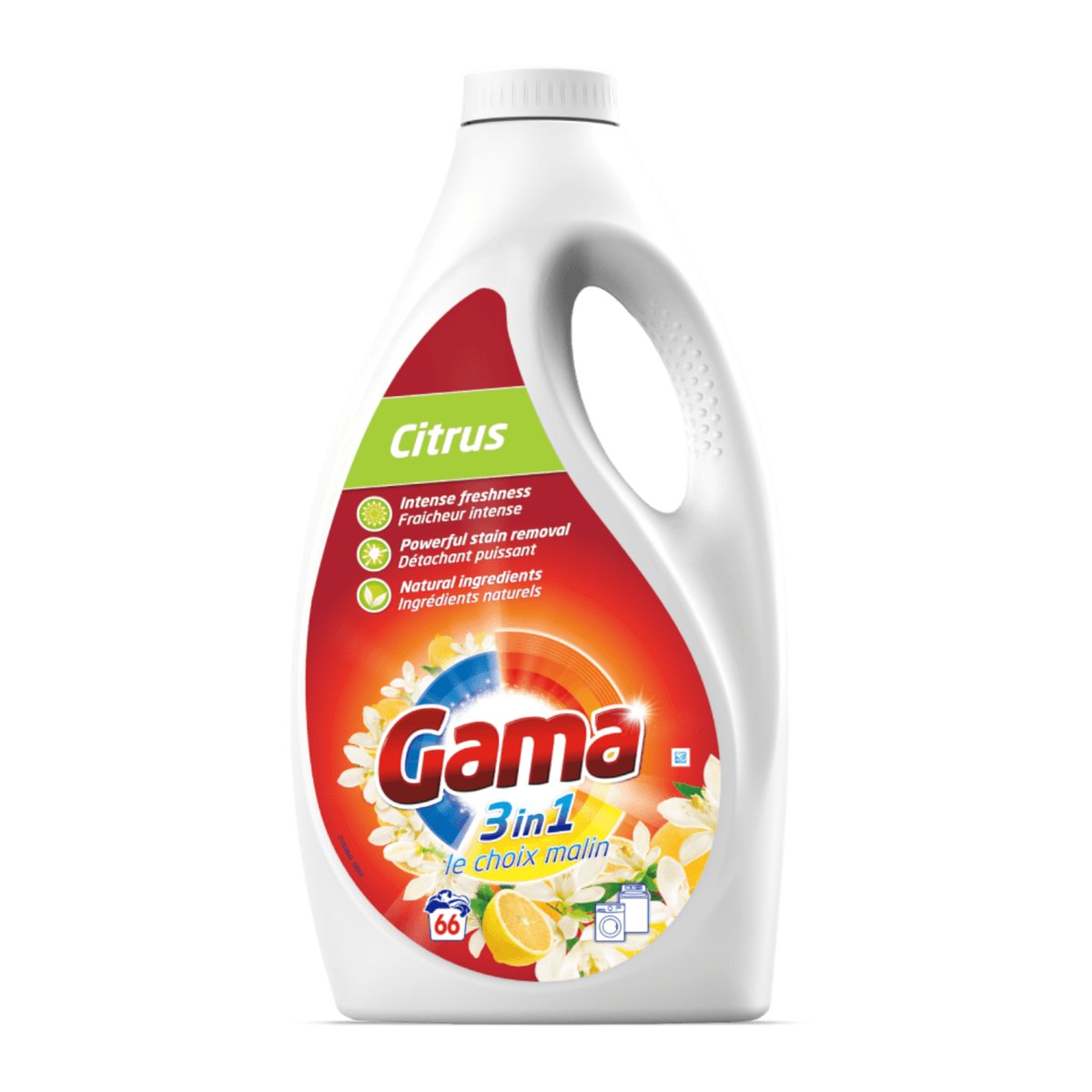 GAMA Citrus Universal Washing Liquid 3 l, 66 washes