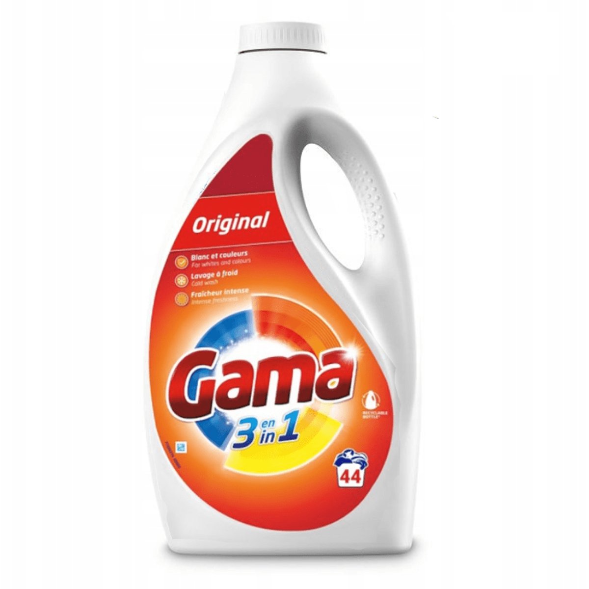 Concentrated Laundry Gel GAMA Original Universal 44 washes 1.98 l