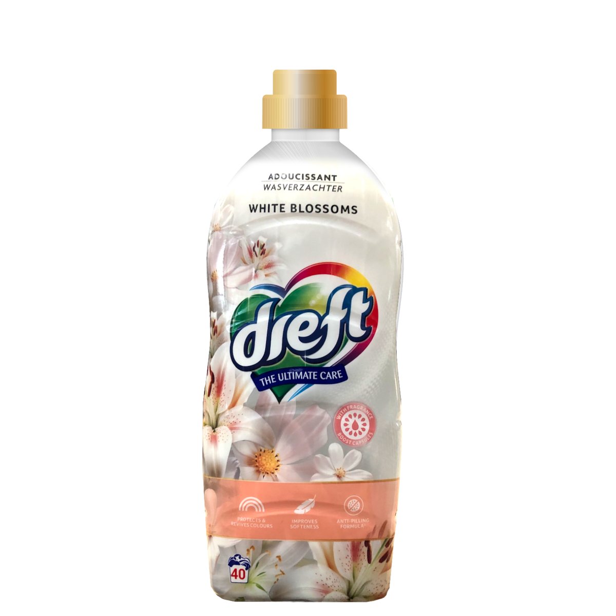 Rinsing liquid DREFT White Blossoms White Flowers 40 washes 1 l