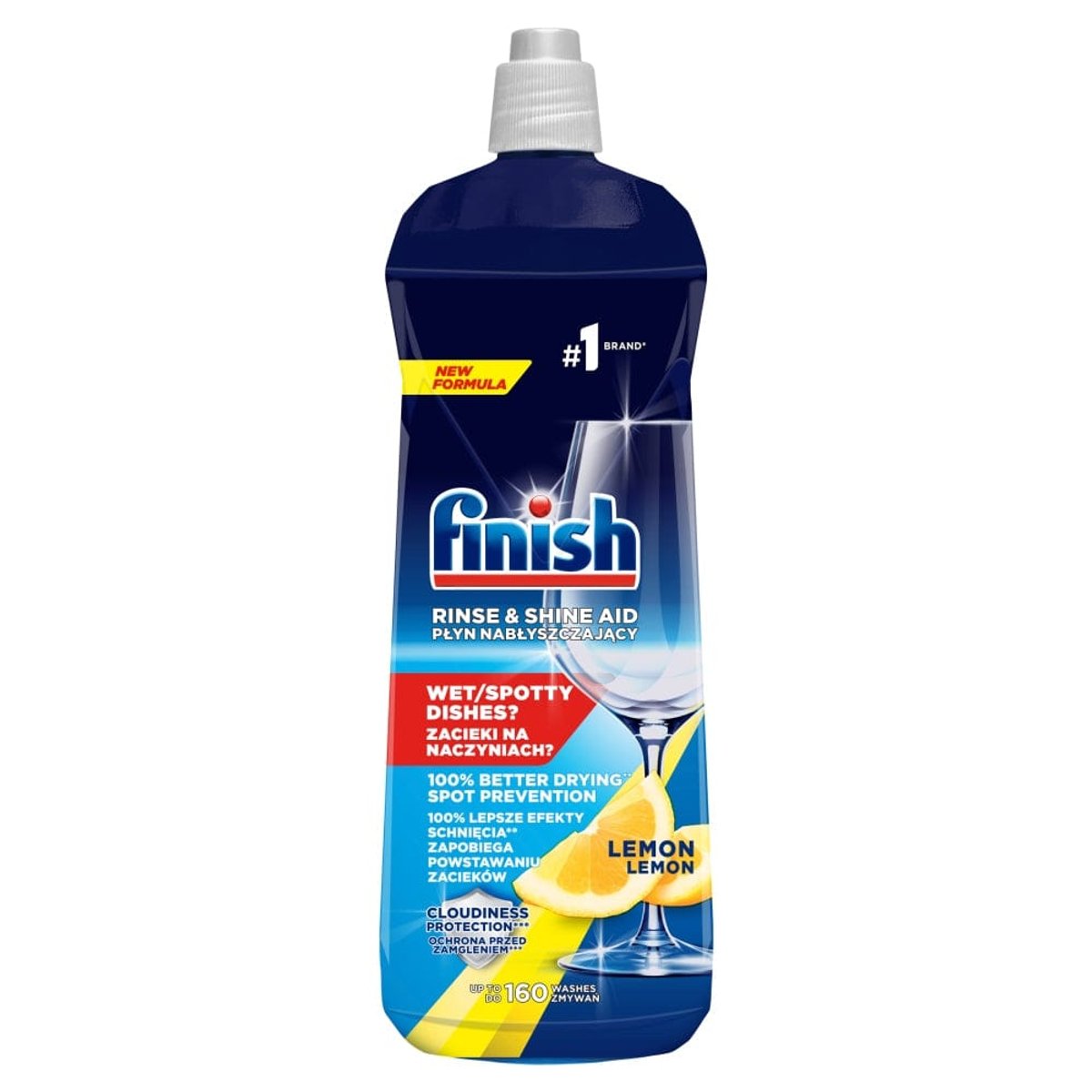 FINISH Shine&Protect Dishwasher Rinse Aid Liquid Lemon 800 ml
