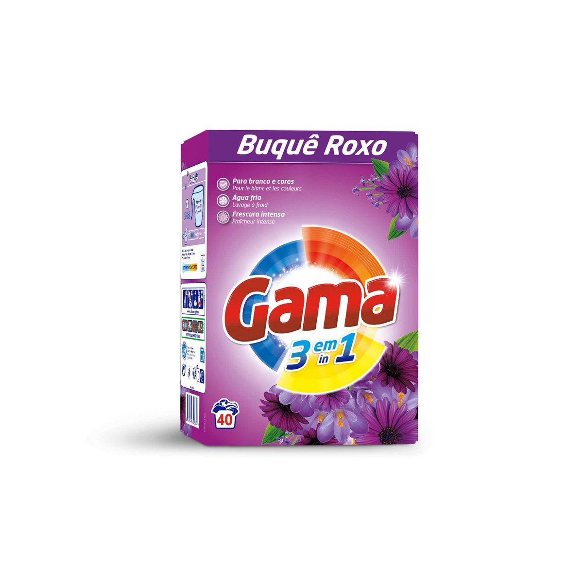 Washing Powder GAMA Buque Roxo Universal 40 washes 2.2 kg