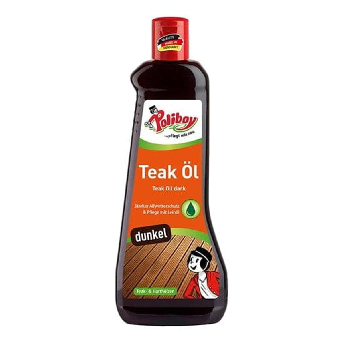 POLIBOY Teak Oil Dark Furniture Cleaning and Care Agent 500 ml