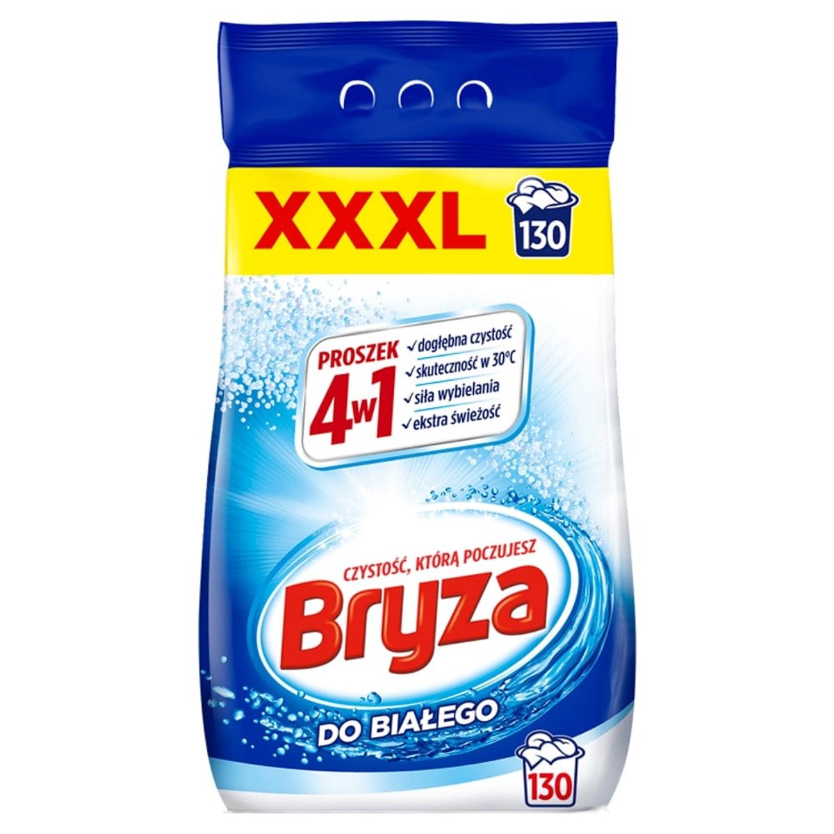 BRYZA 4-in-1 XXXL washing powder white 130 washes 8.45 kg