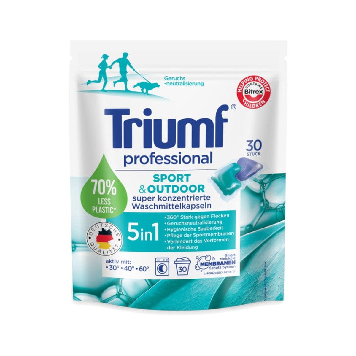 Washing capsules TRIUMF Sport&Outdoor 30 pcs