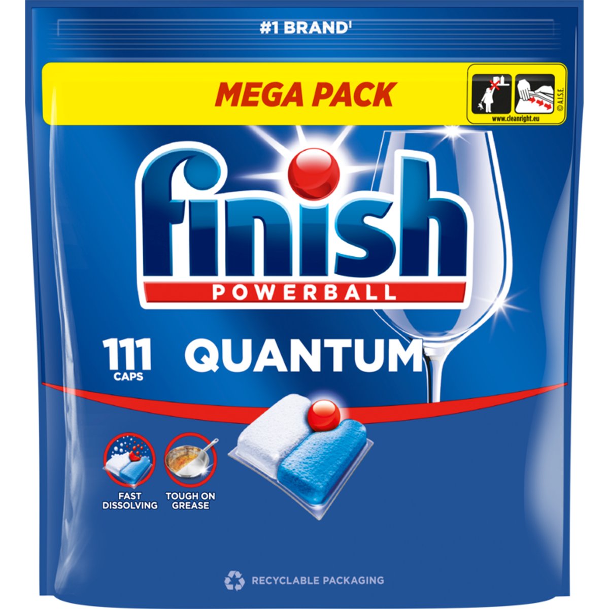 Finish Quantum All-in-1 Capsules Fresh 111 pcs