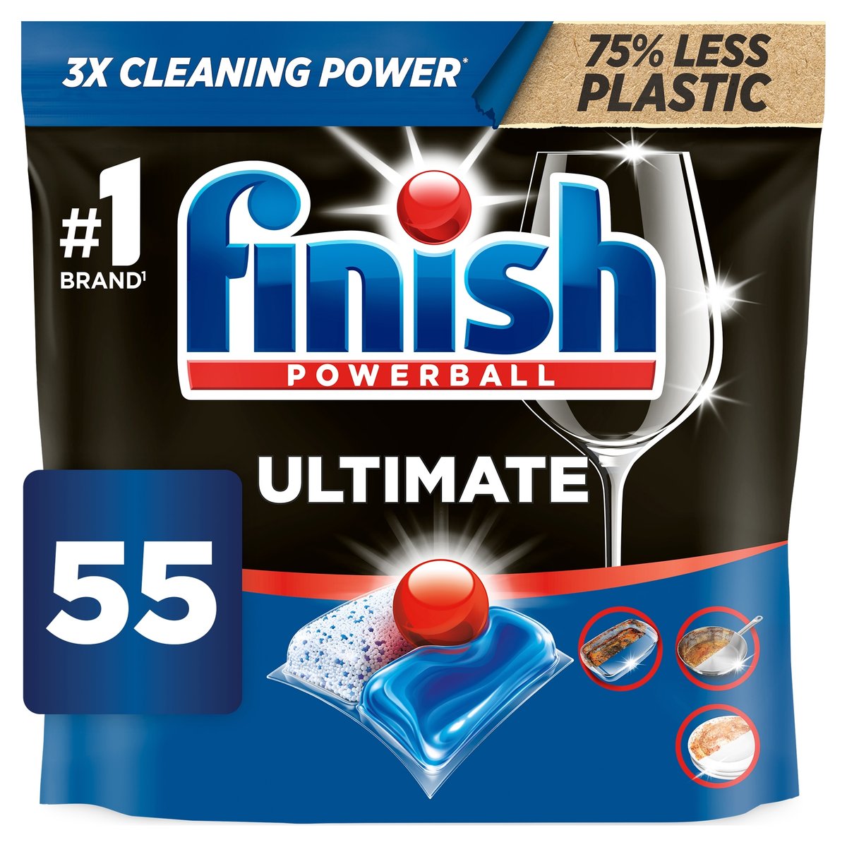 Finish Ultimate All-in-1 Tablets Fresh 55 pcs
