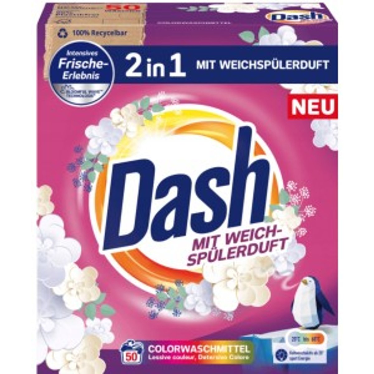 Dash 2in1 Color Detergent 3 kg 50 washes