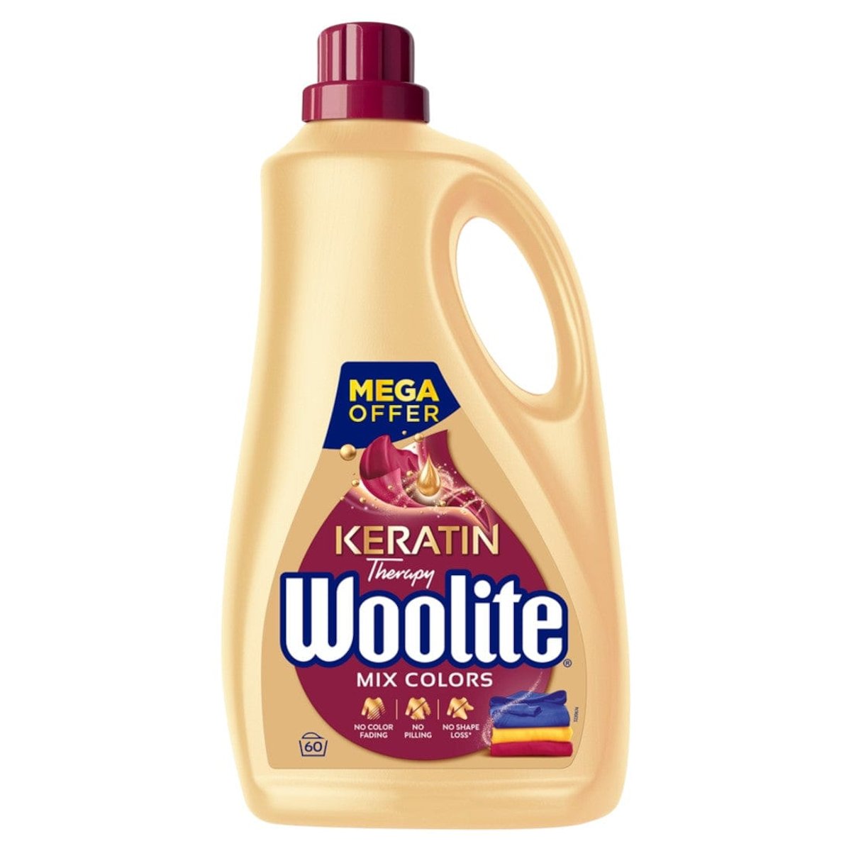Color laundry liquid WOOLITE Keratin Therapy Color 60 washes 3.6 l