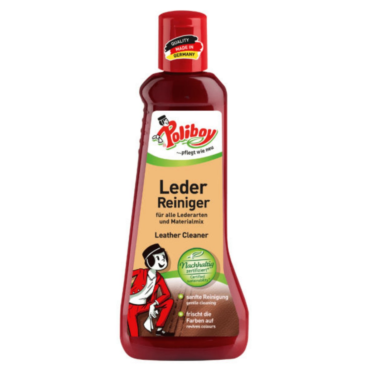 Leather cleaning liquid POLIBOY Leder Reiniger 200 ml