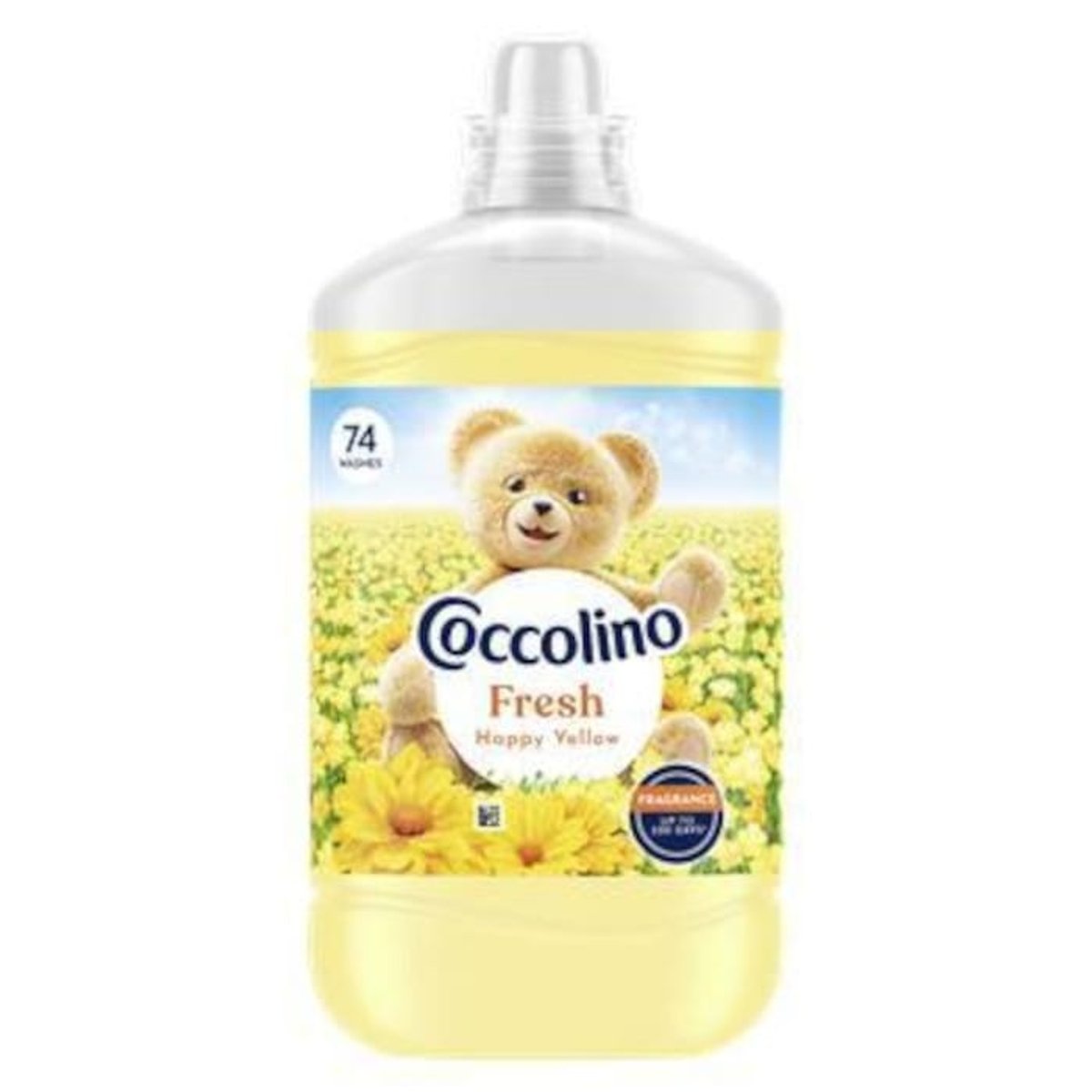 6x Fabric Softener COCCOLINO Happy Yellow 1.702 l
