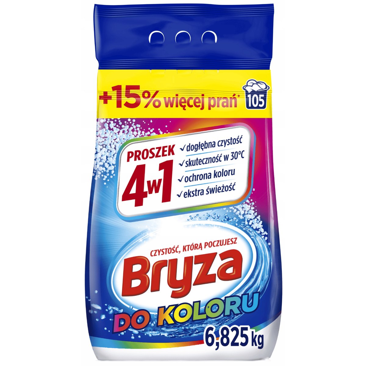 BRYZA Color 4-in-1 Color laundry powder 6.825 kg 105 washes