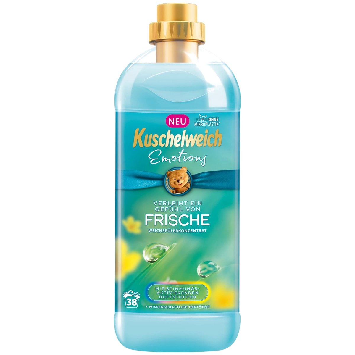 6x KUSCHELWEICH Emotions Frische Fabric Softener 38 washes 1 l