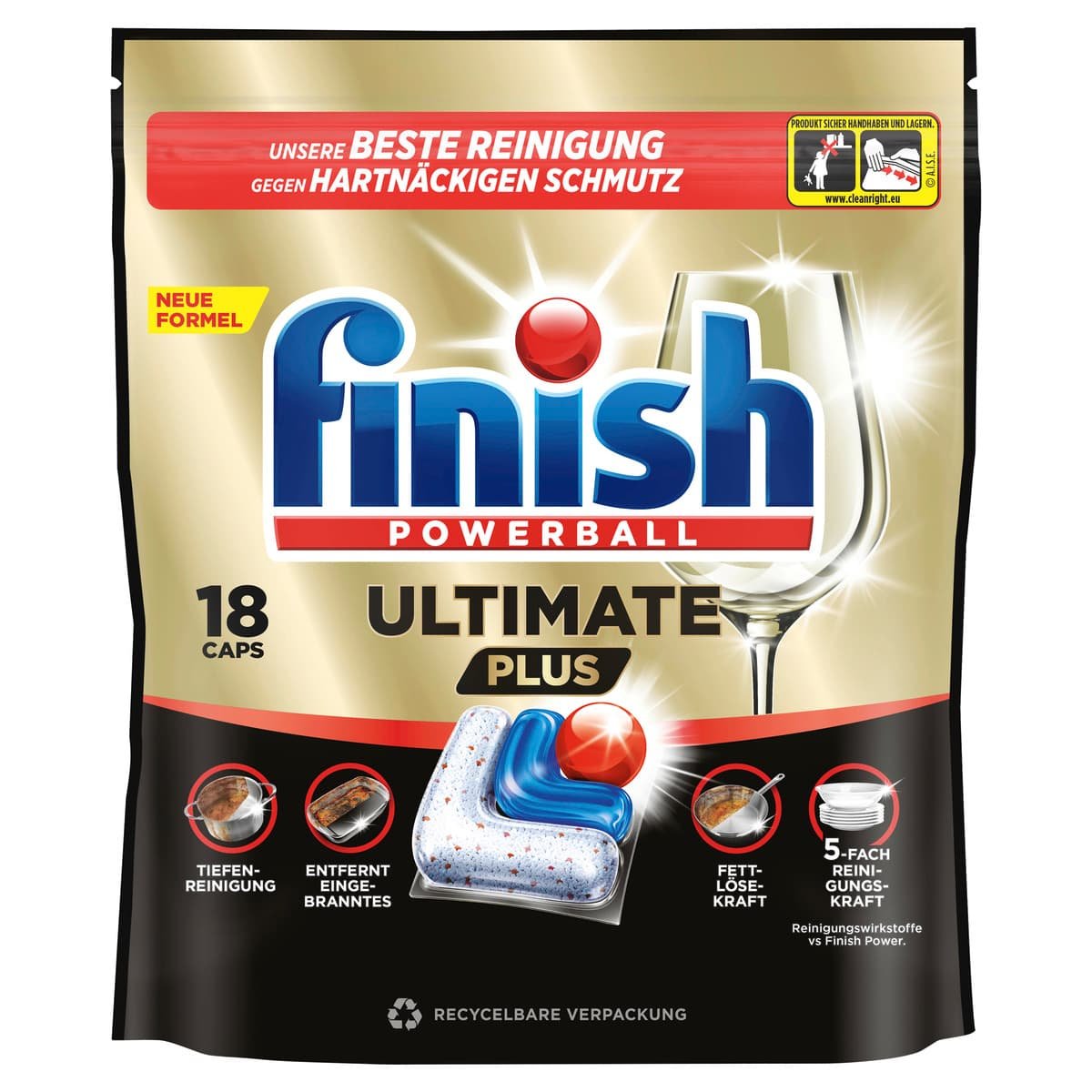 Finish Ultimate Plus Fresh 18 pcs
