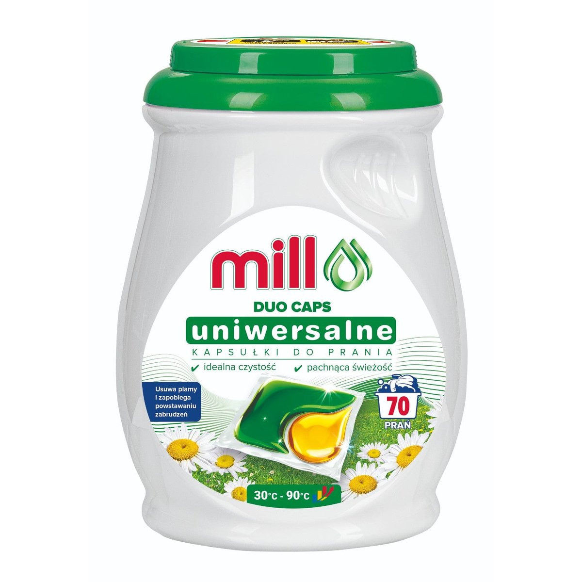 MILL Duo Professional Washing Capsules for Colour and White 70 pcs