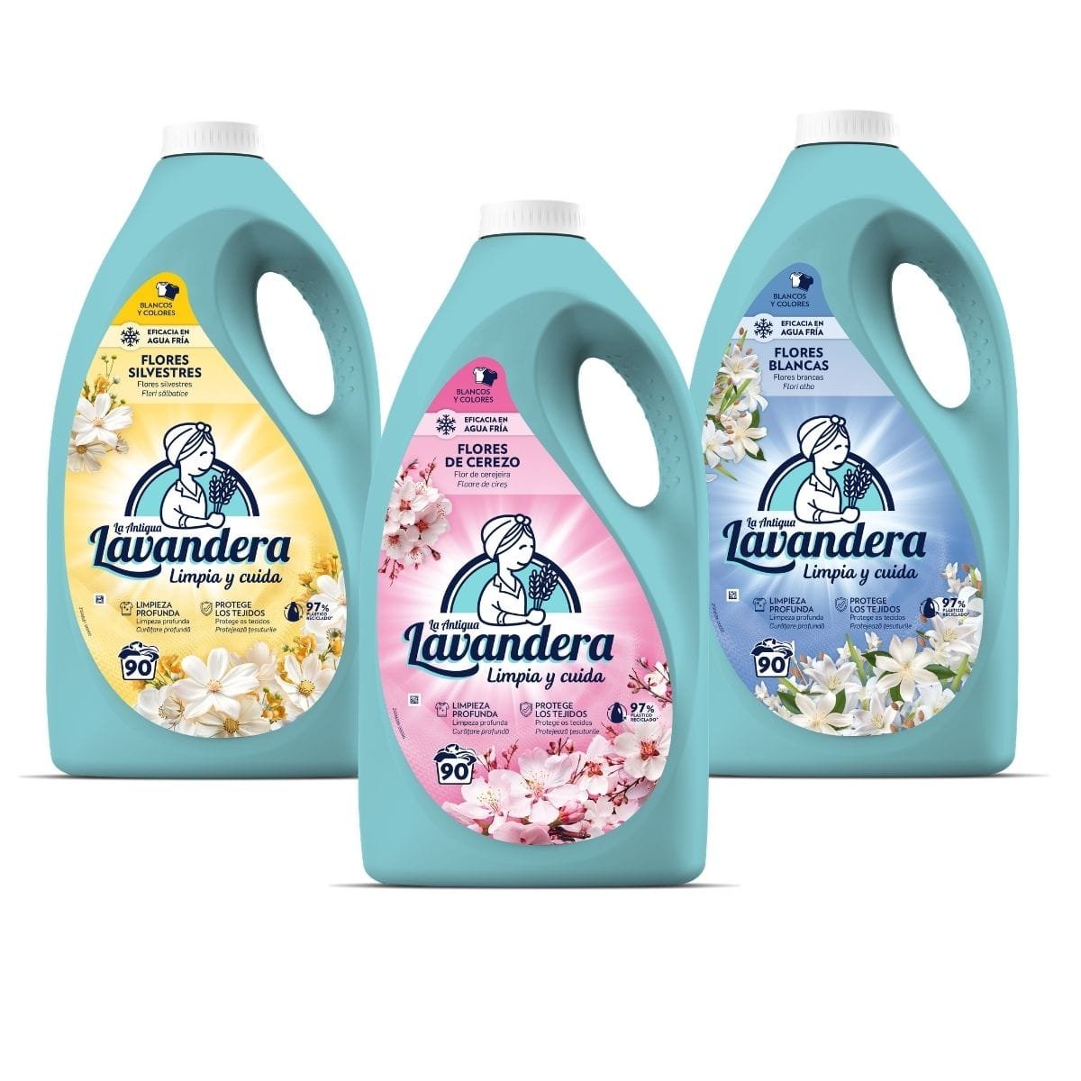 Washing Gel LAVANDERA Mixed Scents 3 x 4.5 l