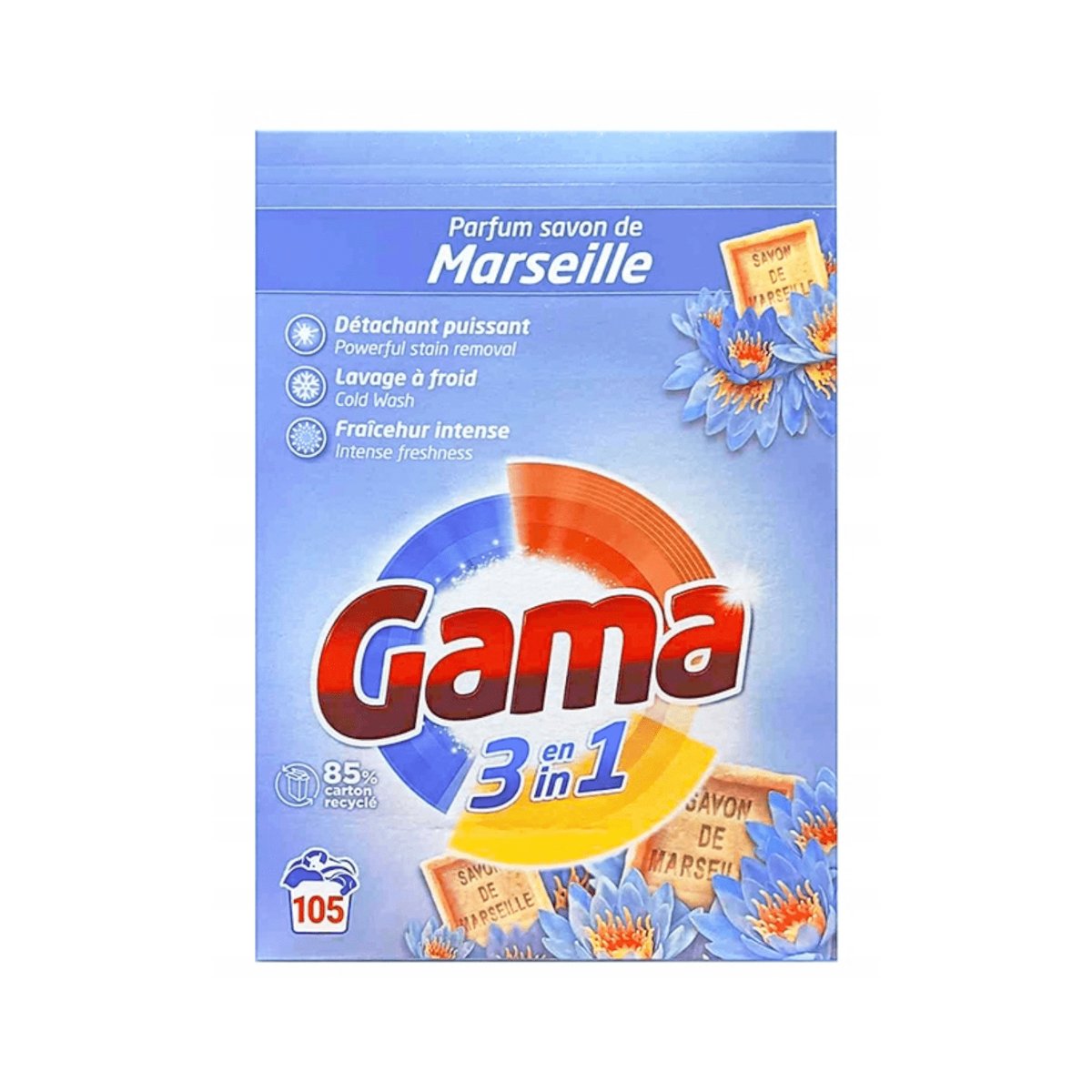 GAMA Marseille Universal Washing Powder 105 washes 5.775 kg
