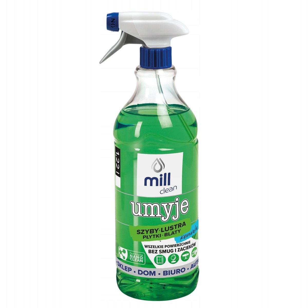 MILL Lily of the Valley Liquid for Windows, Mirrors, Tiles 1.22 l