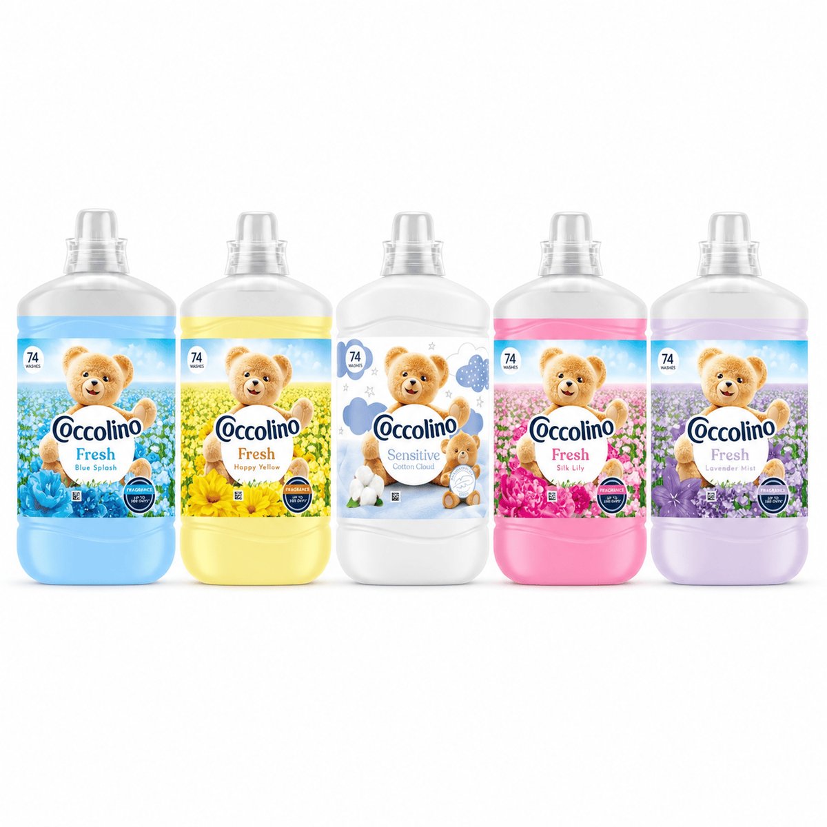 COCCOLINO Mix Fabric conditioner 5 x 1.702 l