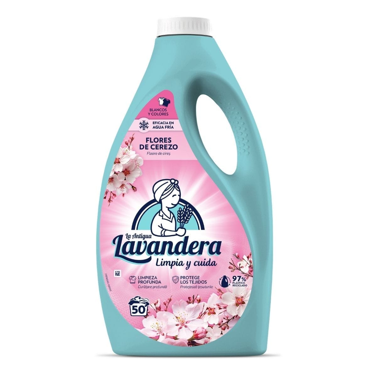 Washing Gel LAVANDERA Flores de Cerezo Universal Liquid 50 washes 2.5 l