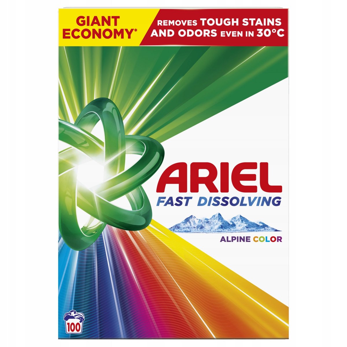 ARIEL Alpine Color Laundry Powder for Colours 100 washes 5.5 kg