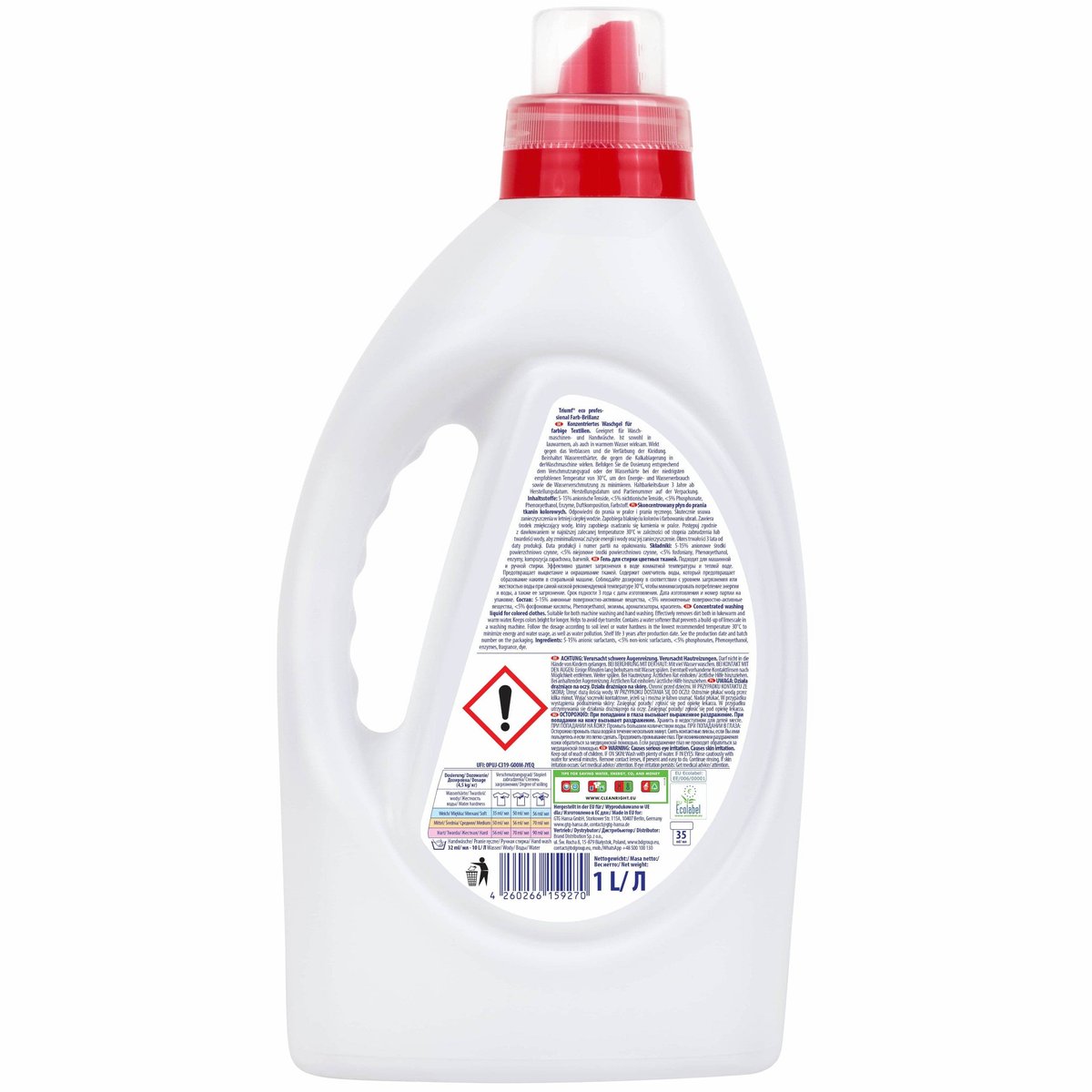Liquid for color washing TRIUMF Color concentrate 25 washes 1 l German