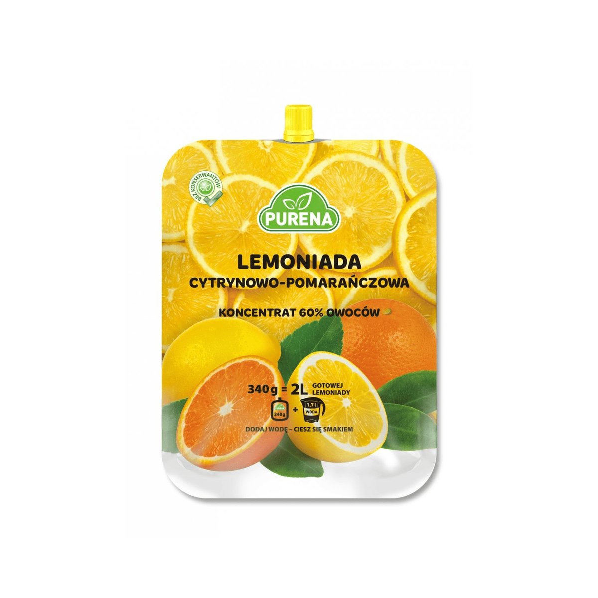 Lemonade Lemon Orange Concentrate PURENA 340 g