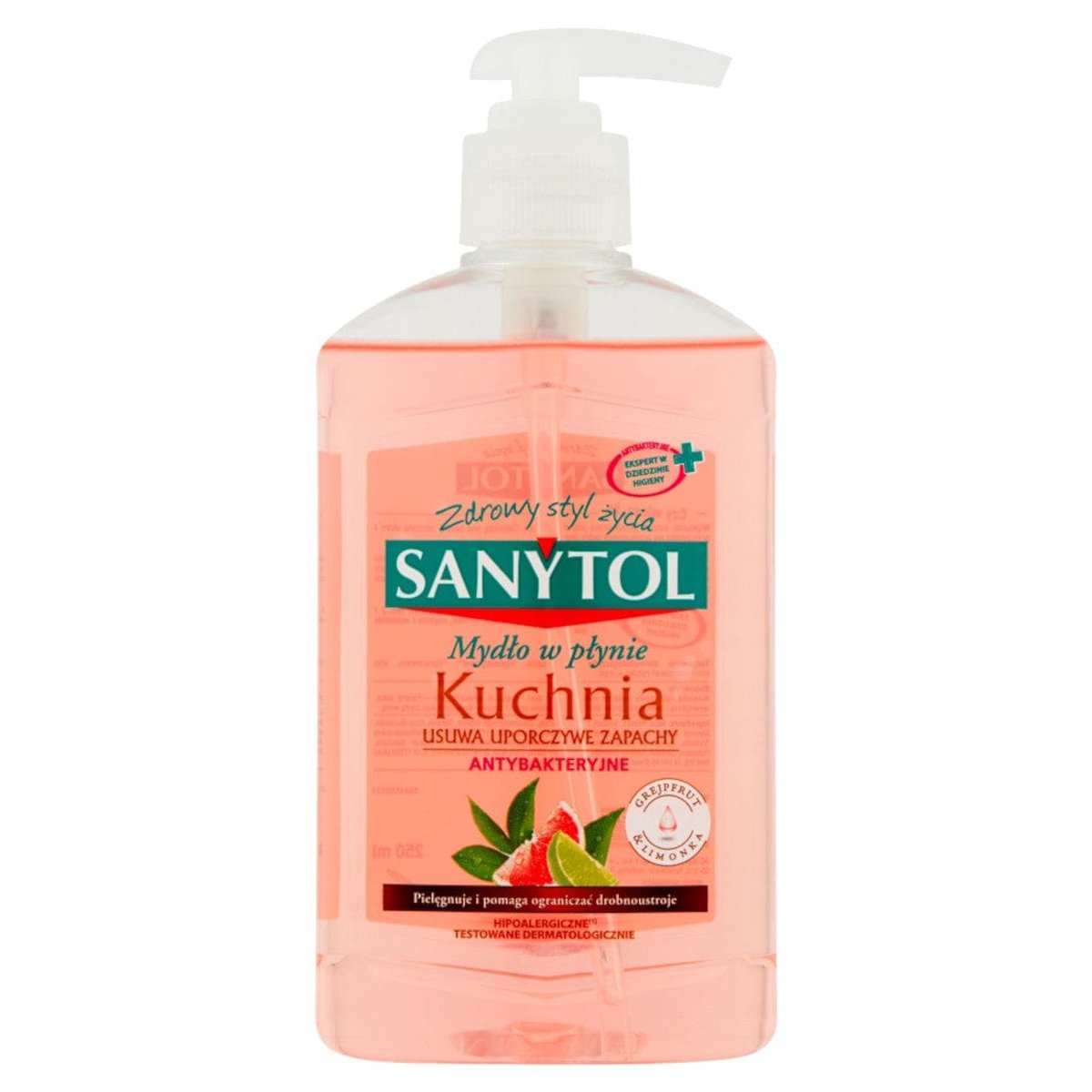 SANYTOL Liquid Soap antibacterial for kitchen Grapefruit and Lime 250 ml