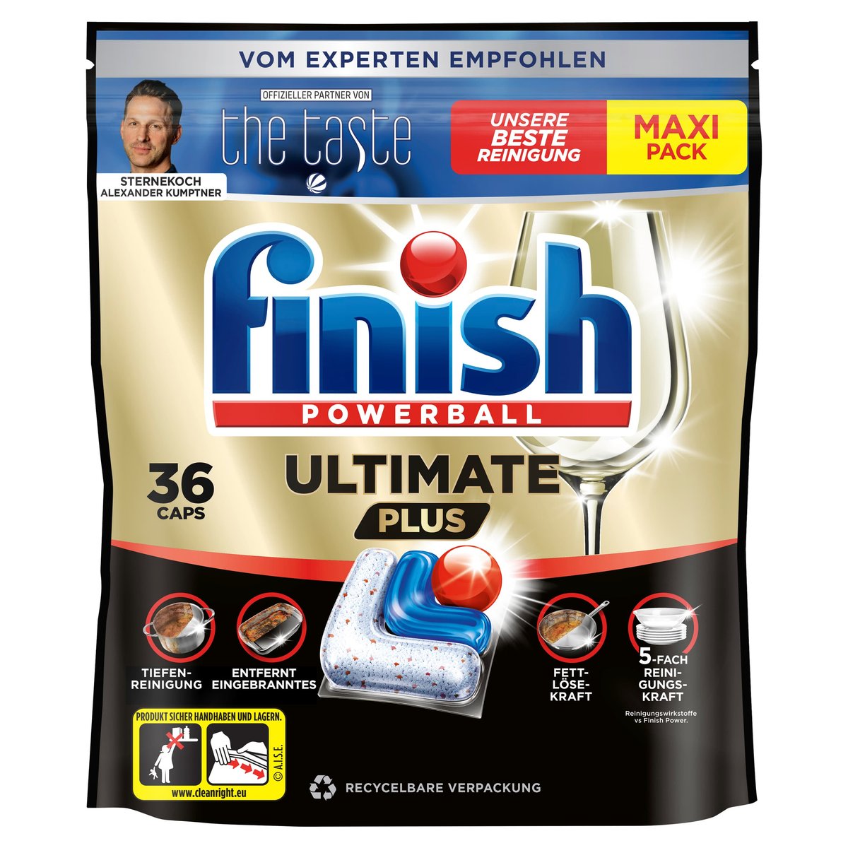 Finish Ultimate Plus Maxipack Fresh 36 pcs