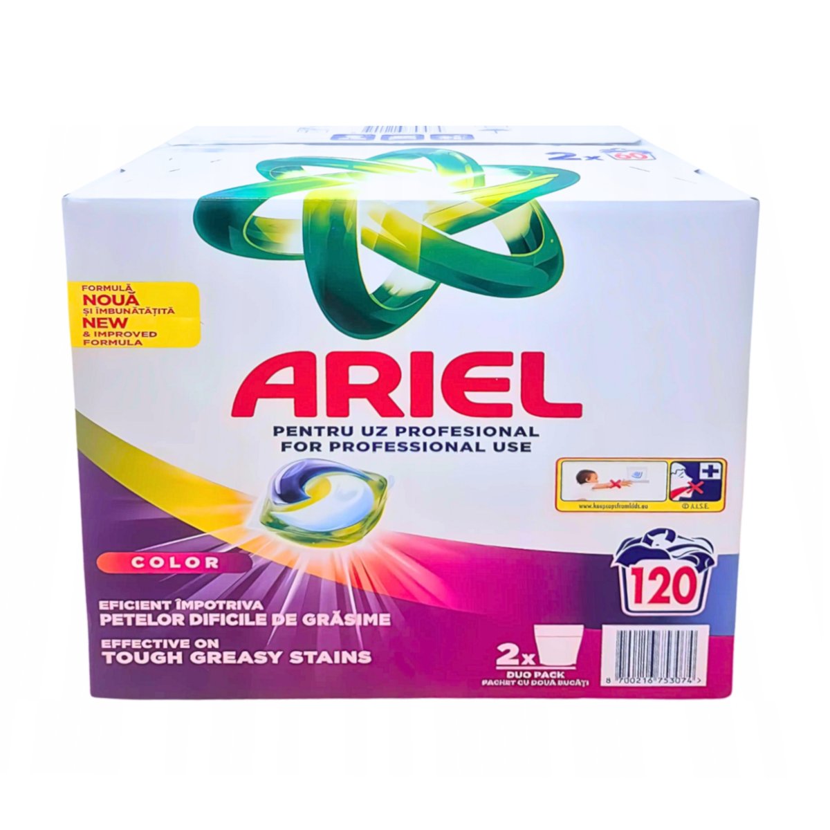 Washing Capsules ARIEL all-in-1 Color Proffesional 120 pcs