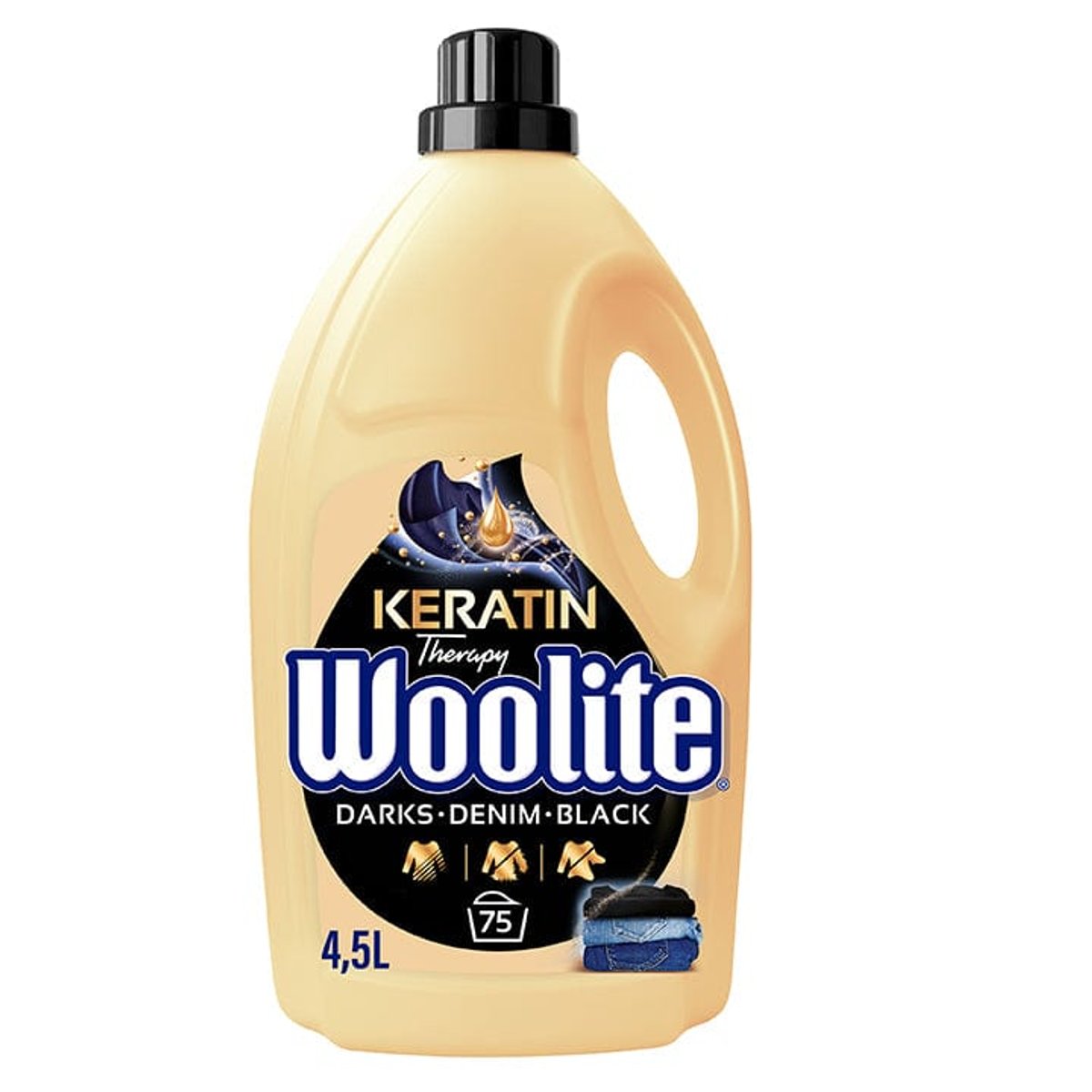 Liquid for Dark Laundry Woolite Dark Keratin Therapy 4.5 l 75 washes