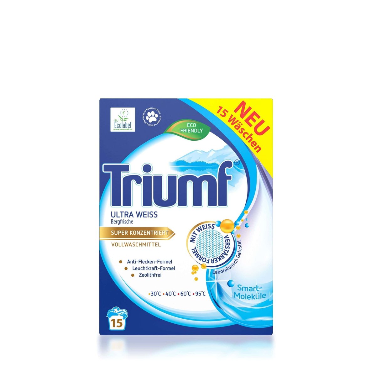 TRIUMF White Washing powder for whites 15 washes 900 g organic