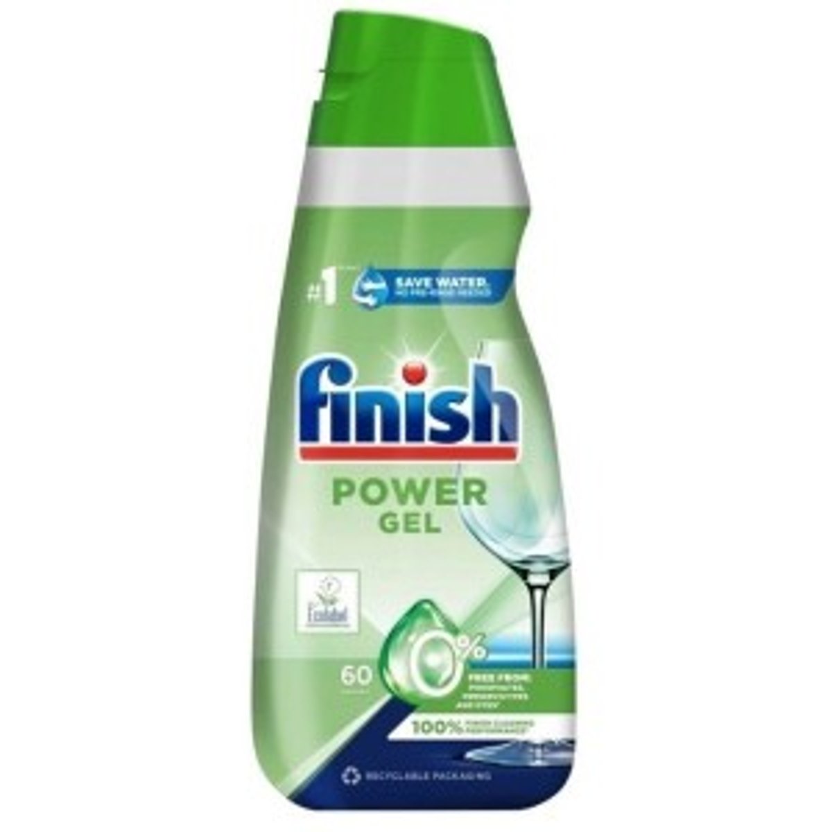 Finish 0% Dishwasher Gel 900 ml